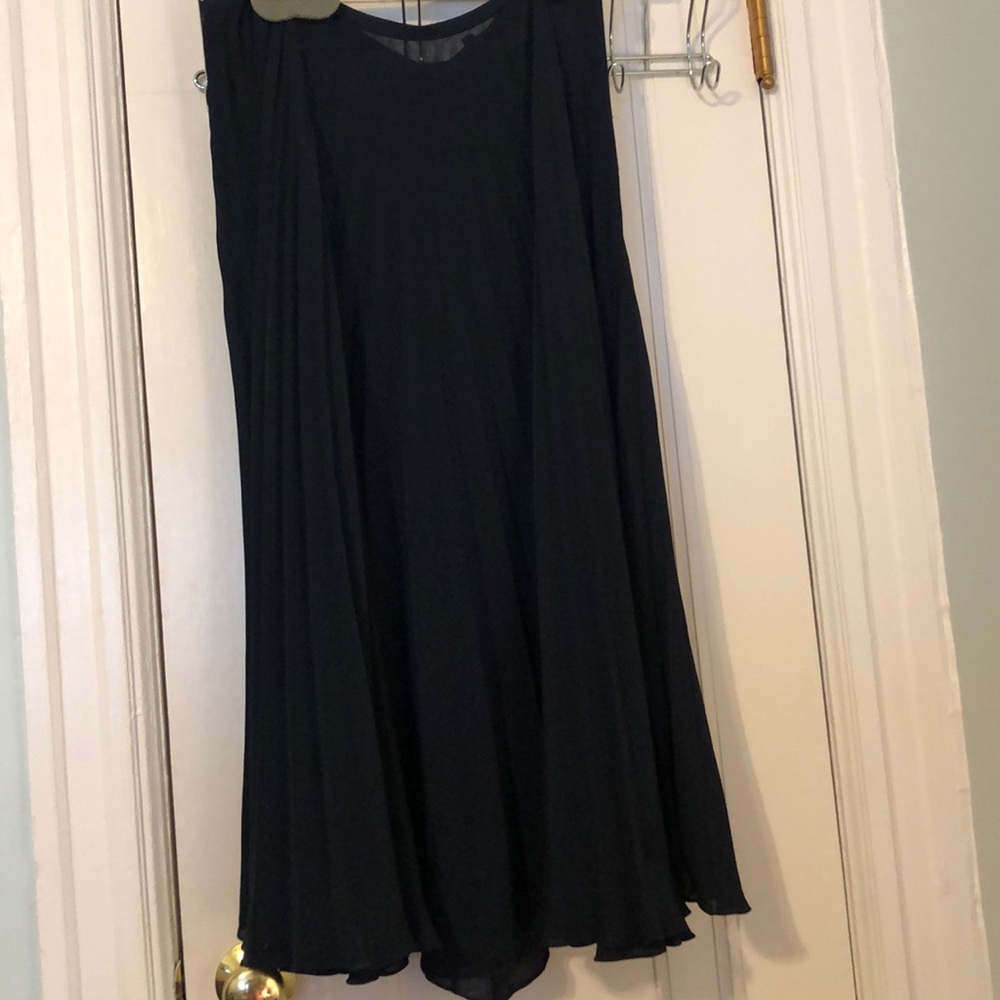 Vince accordion pleat midi skirt